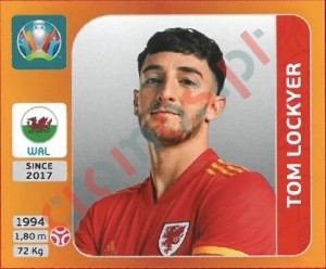 103 Tom Lockyer – UEFA Euro 2020 Tournament Edition Panini
