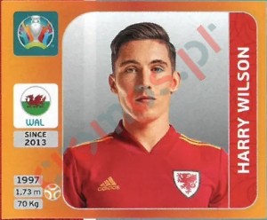 115 Harry Wilson – UEFA Euro 2020 Tournament Edition Panini