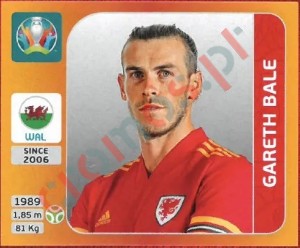 116 Gareth Bale – UEFA Euro 2020 Tournament Edition Panini