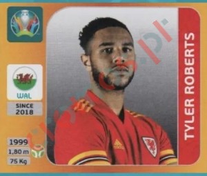 117x Tyler Roberts – UEFA Euro 2020 Tournament Edition Panini
