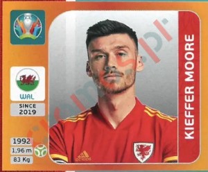 118 Kieffer Moore – UEFA Euro 2020 Tournament Edition Panini