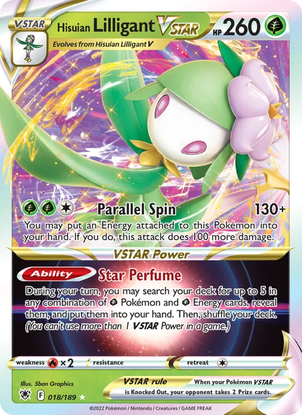 018 Hisuian Lilligant VSTAR – Astral Radiance