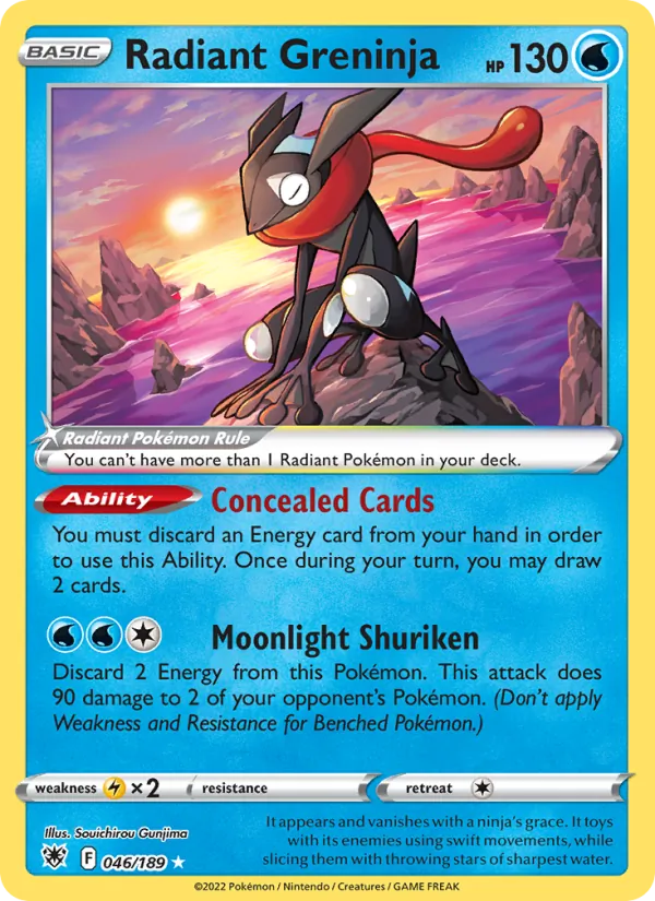 046 Radiant Greninja – Astral Radiance