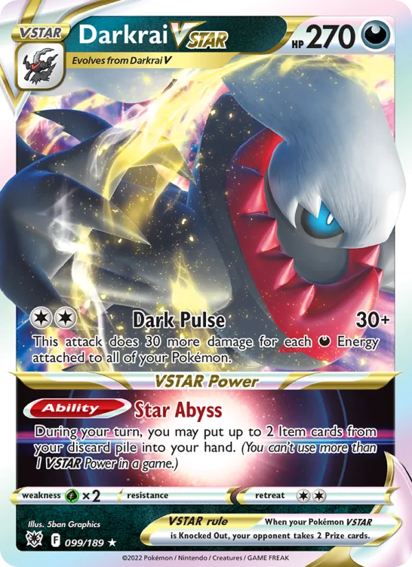 099 Darkrai VSTAR – Astral Radiance