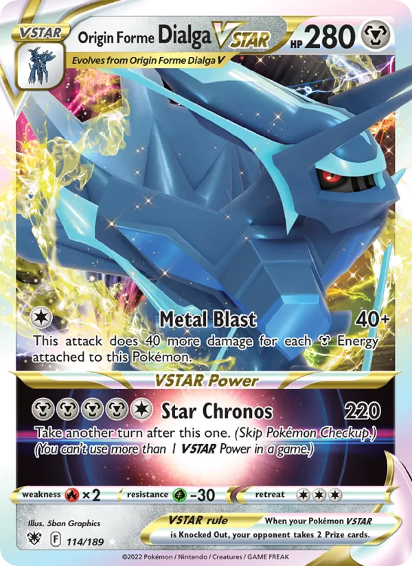 114 Origin Forme Dialga VSTAR – Astral Radiance