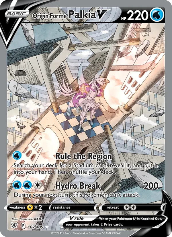 167 Origin Forme Palkia V – Astral Radiance