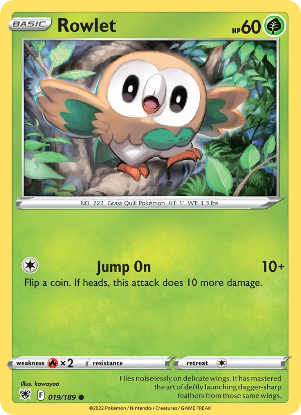 019-RH Rowlet – Astral Radiance