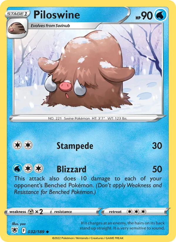 032-RH Piloswine – Astral Radiance