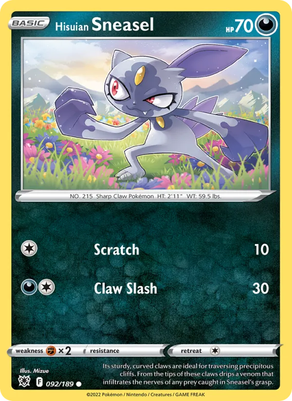 092-RH Hisuian Sneasel – Astral Radiance