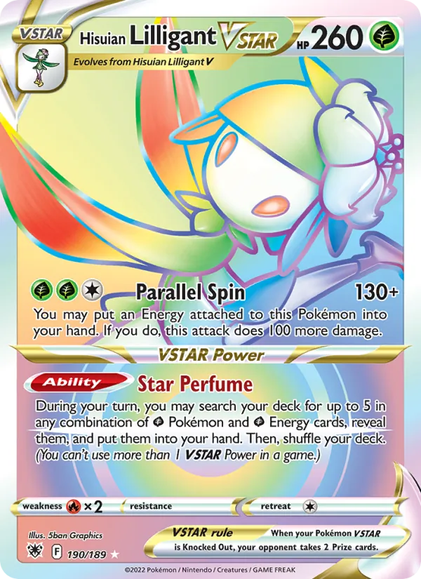 190 Hisuian Lilligant VSTAR – Astral Radiance