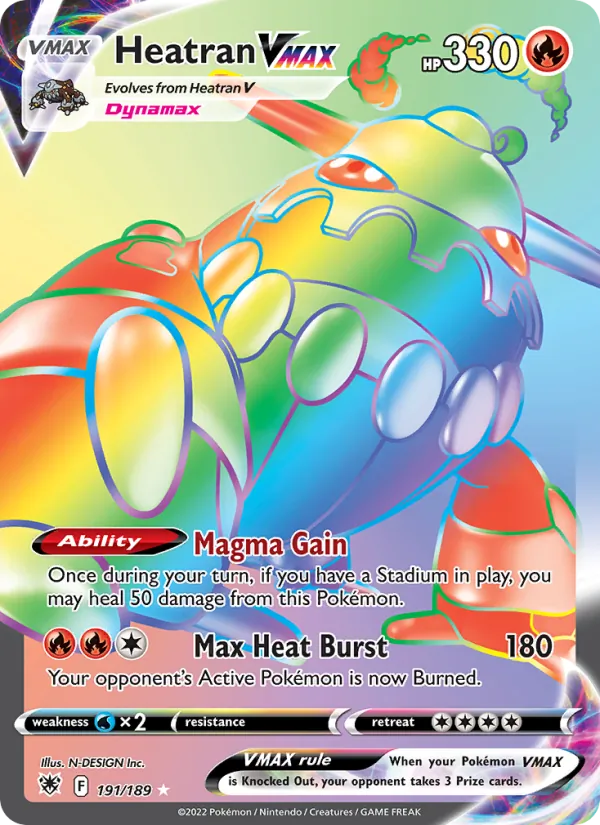 191 Heatran VMAX – Astral Radiance