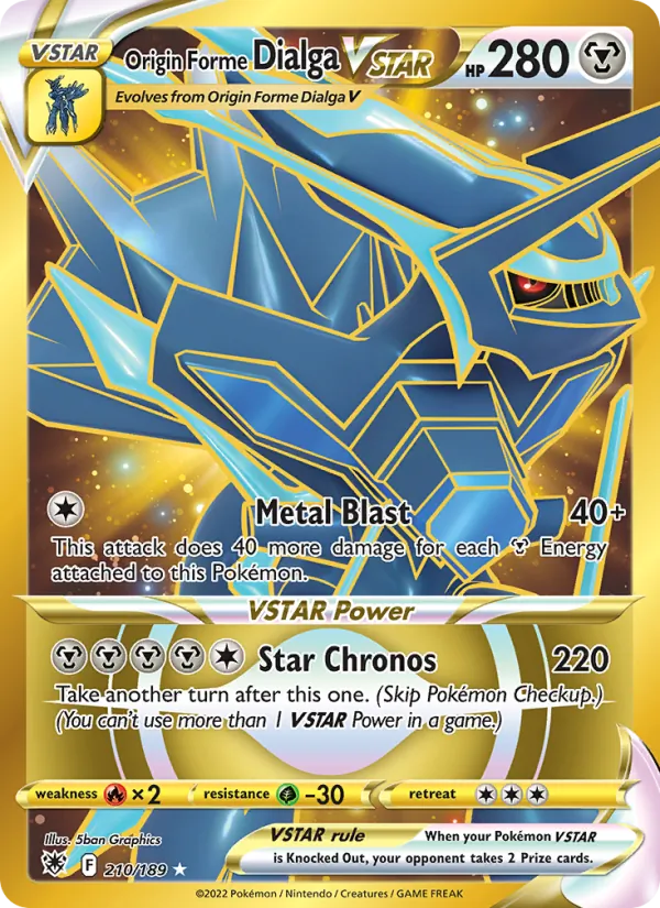 210 Origin Forme Dialga VSTAR – Astral Radiance