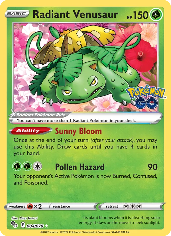 004 Radiant Venusaur – Pokémon GO