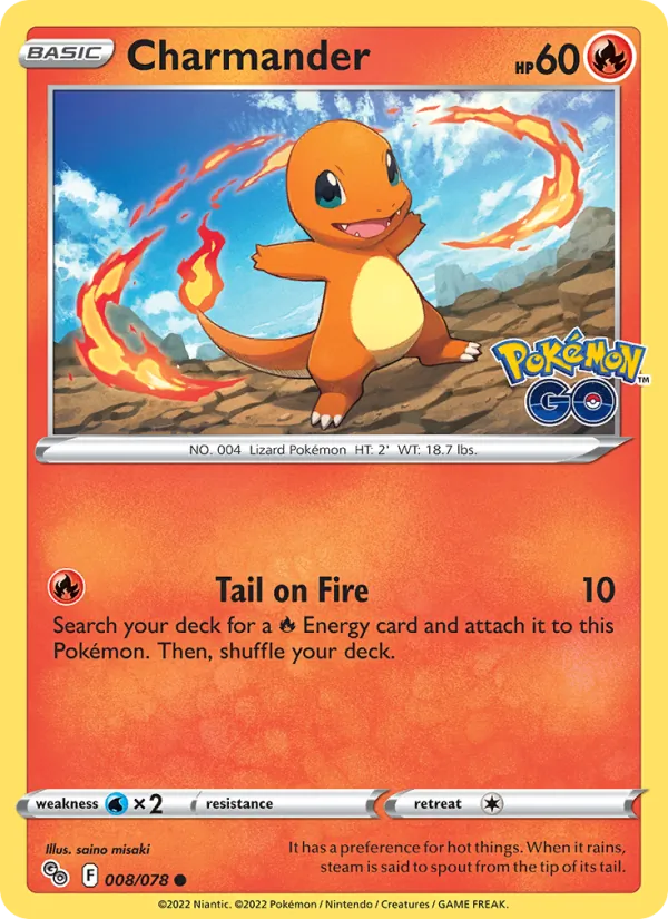 008 Charmander – Pokémon GO
