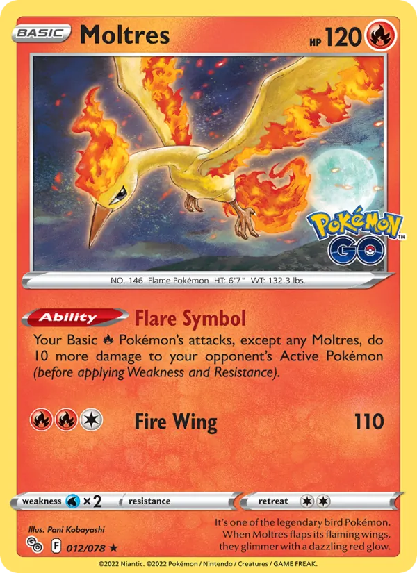 012 Moltres – Pokémon GO