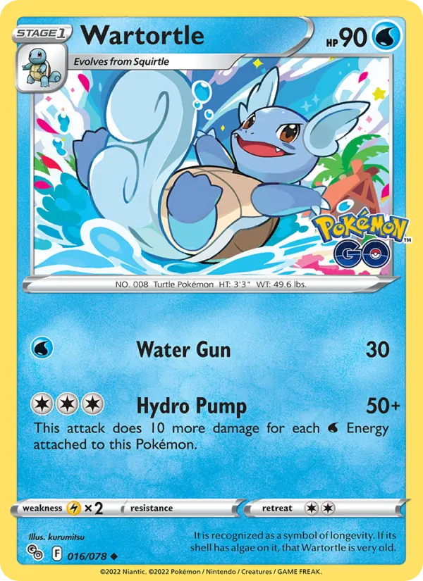 016 Wartortle – Pokémon GO