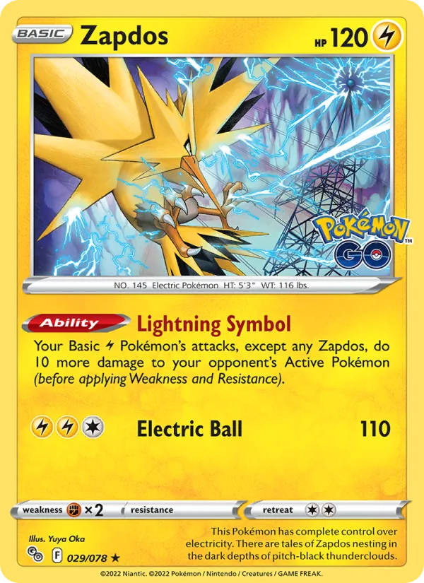 029 Zapdos – Pokémon GO