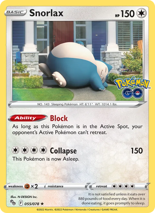 055 Snorlax – Pokémon GO