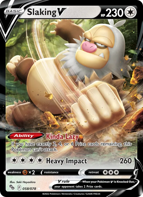 058 Slaking V – Pokémon GO