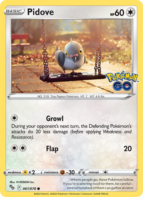 061 Pidove – Pokémon GO