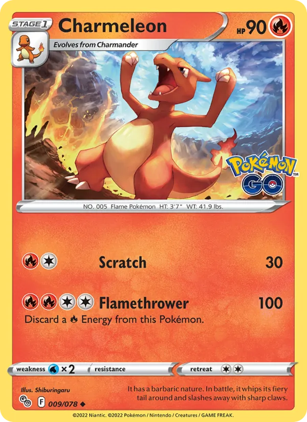 009-RH Charmeleon – Pokémon GO