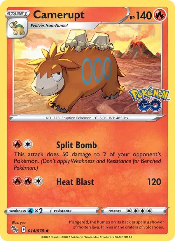014-RH Camerupt – Pokémon GO