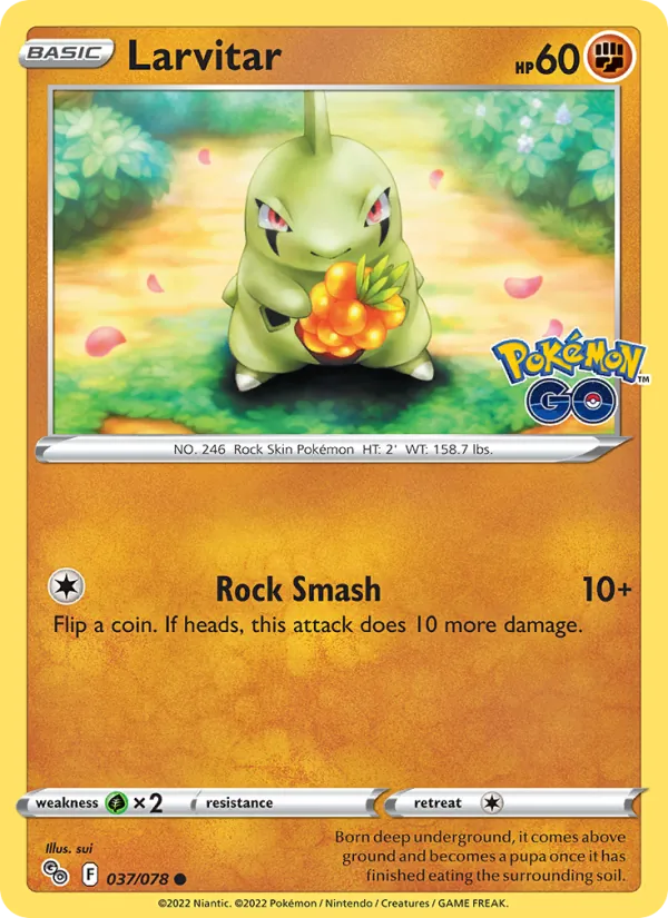 037-RH Larvitar – Pokémon GO