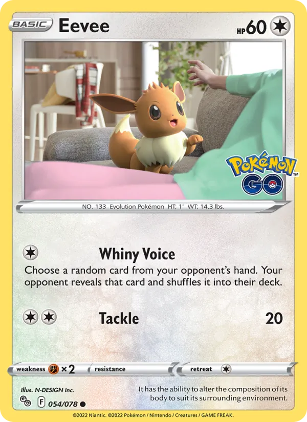 054-RH Eevee – Pokémon GO