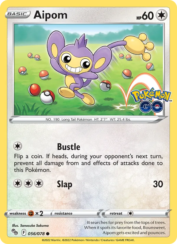 056-RH Aipom – Pokémon GO