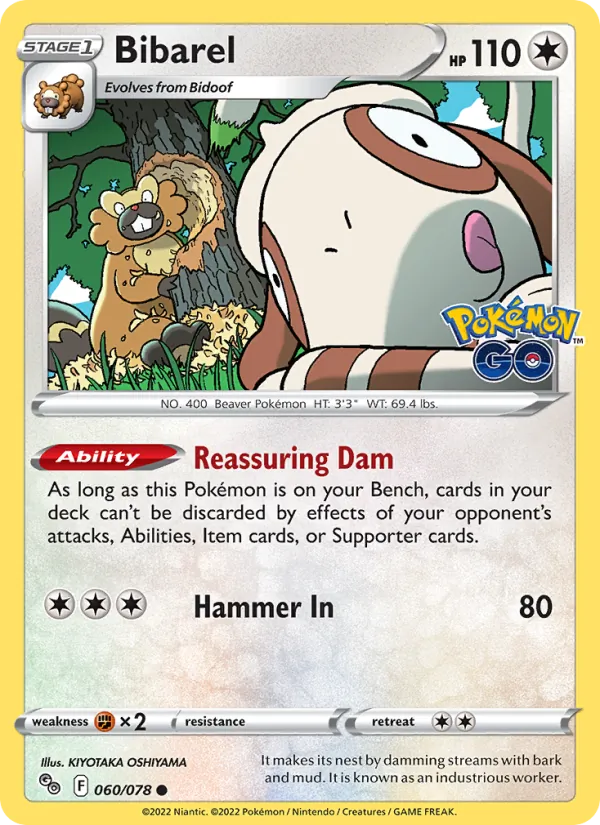 060-RH Bibarel – Pokémon GO