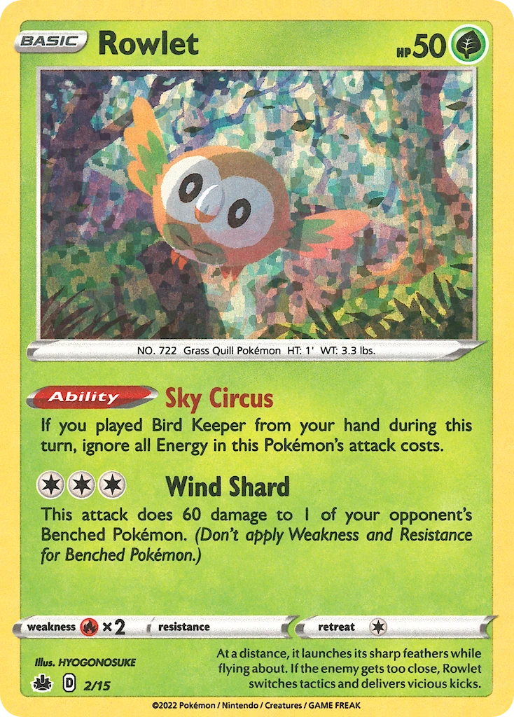 2 Rowlet – McDonald's Collection 2022