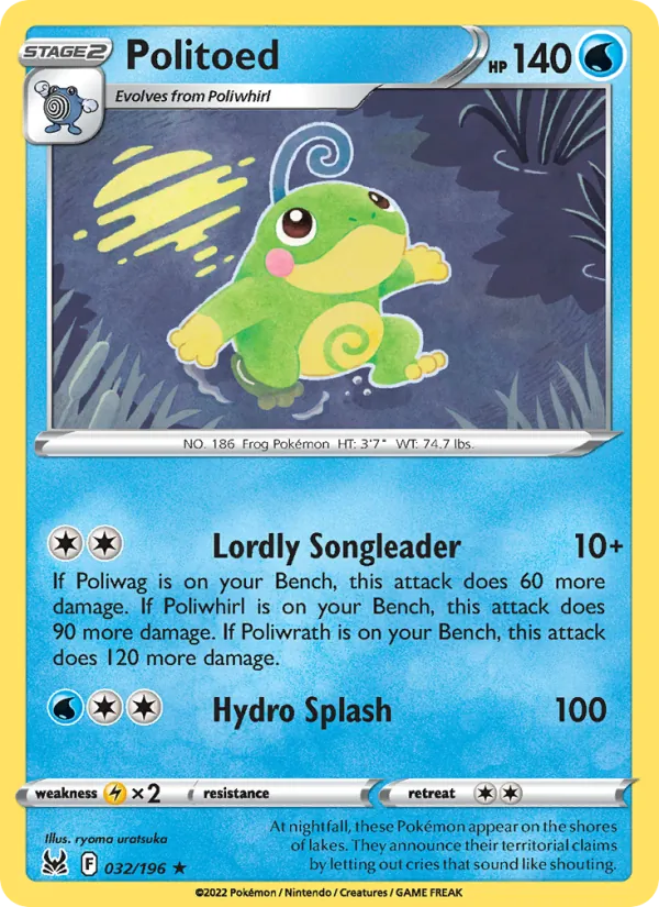 032 Politoed – Lost Origin