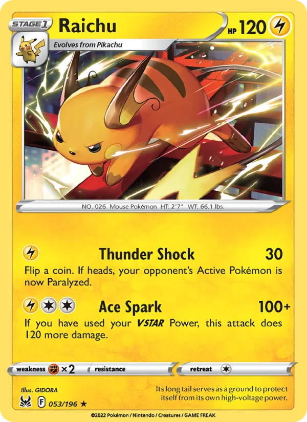 053 Raichu – Lost Origin