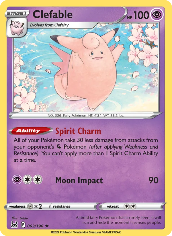 063 Clefable – Lost Origin