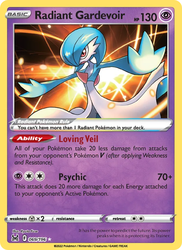 069 Radiant Gardevoir – Lost Origin