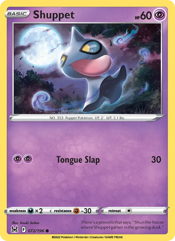 072 Shuppet – Lost Origin