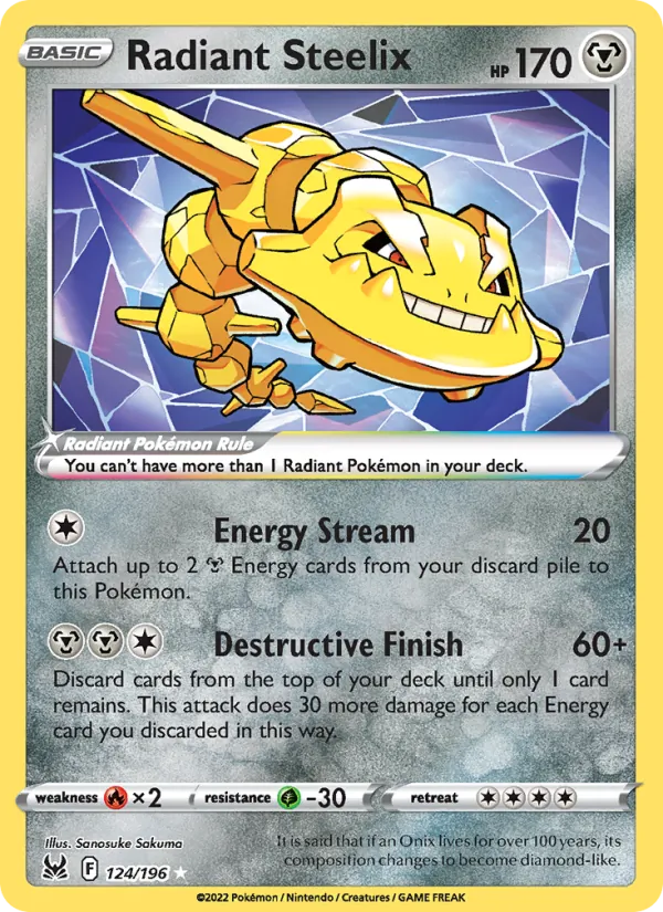 124 Radiant Steelix – Lost Origin