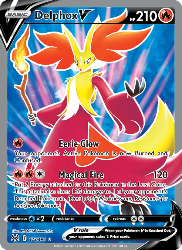 173 Delphox V – Lost Origin