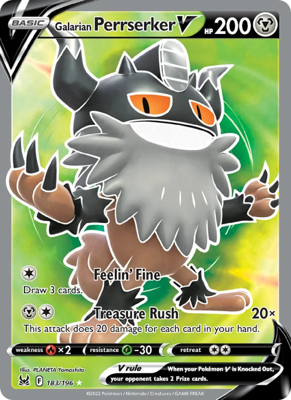 183 Galarian Perrserker V – Lost Origin