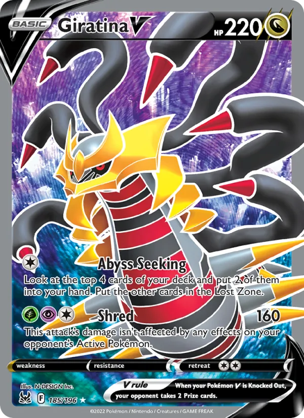 185 Giratina V – Lost Origin