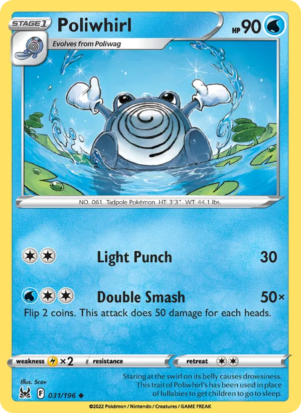 031-RH Poliwhirl – Lost Origin