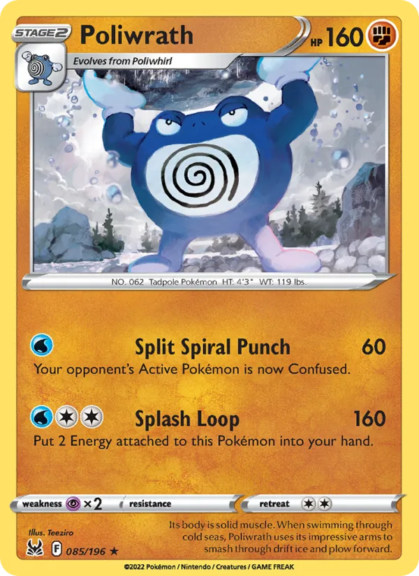 085-RH Poliwrath – Lost Origin