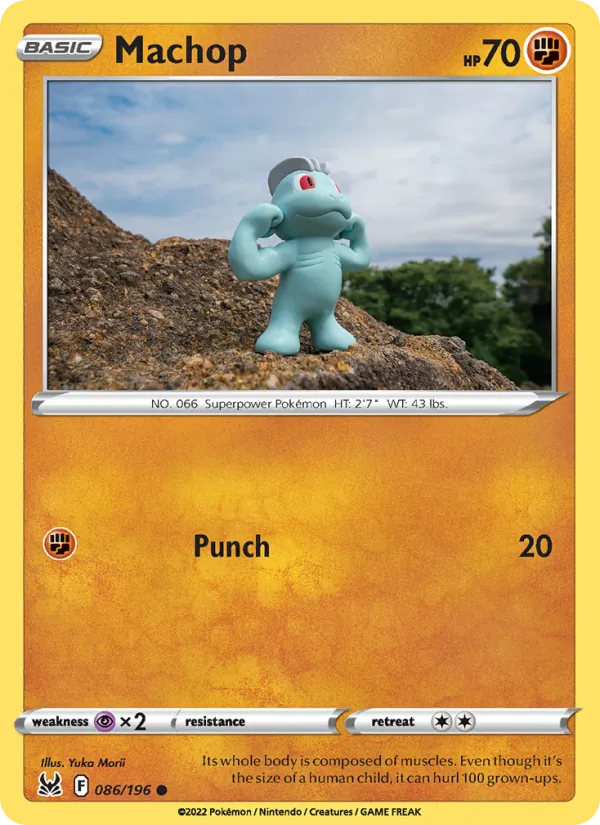 086-RH Machop – Lost Origin