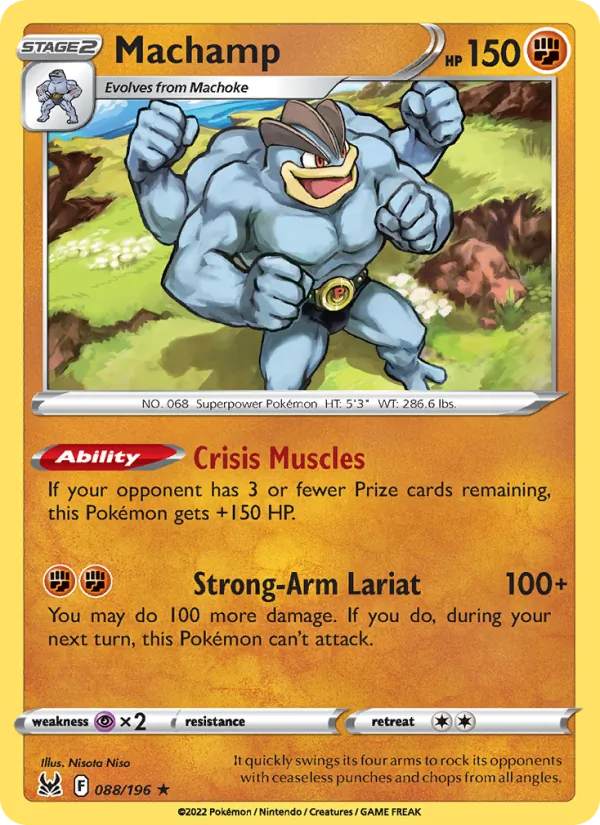 088-RH Machamp – Lost Origin