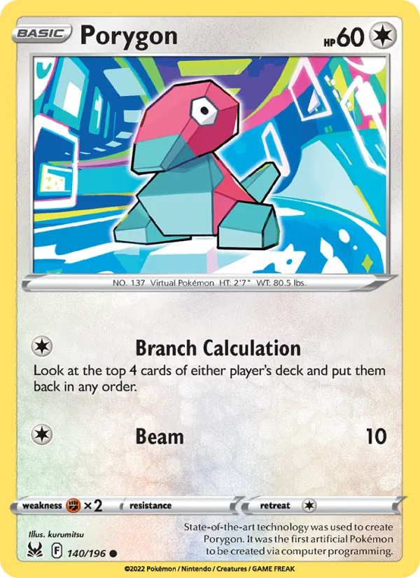 140-RH Porygon – Lost Origin