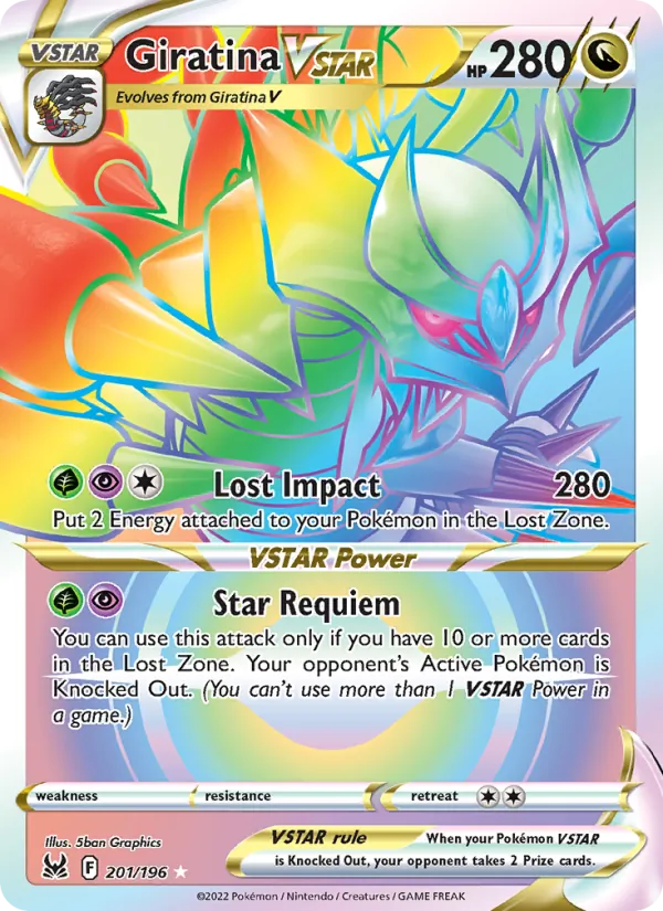 201 Giratina VSTAR – Lost Origin