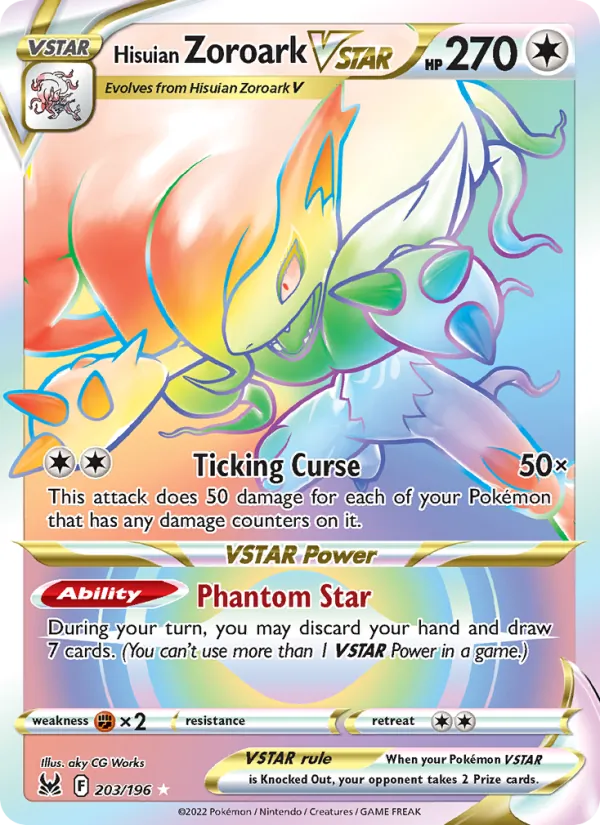 203 Hisuian Zoroark VSTAR – Lost Origin