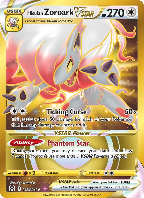 213 Hisuian Zoroark VSTAR – Lost Origin