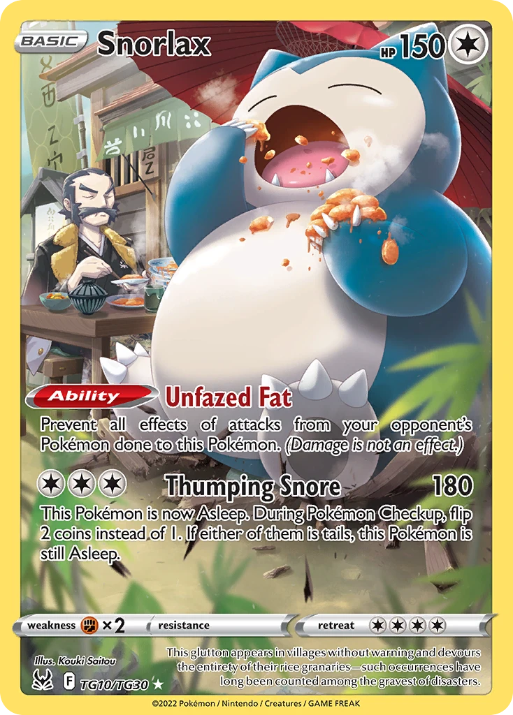 TG10 Snorlax – Lost Origin