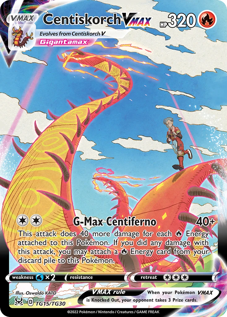 TG15 Centiskorch VMAX – Lost Origin